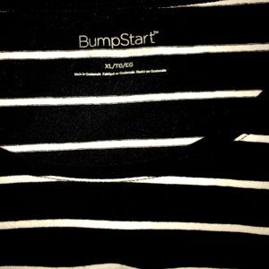 Bumpstart Maternity long sleeved striped shirt